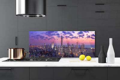 Painel cozinha Arranha-céus da cidade