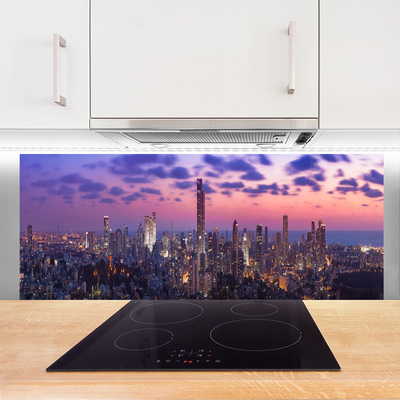 Painel cozinha Arranha-céus da cidade