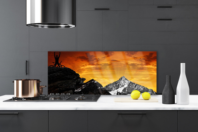 Painel cozinha Paisagem de montanhas
