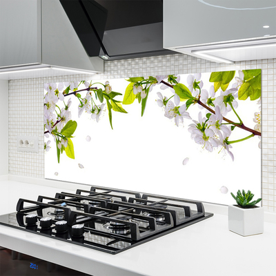 Painel vidro cozinha Natura Flakes