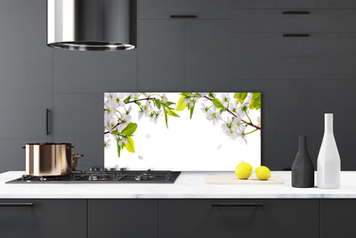 Painel vidro cozinha Natura Flakes