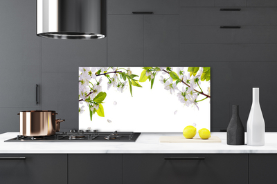 Painel vidro cozinha Natura Flakes