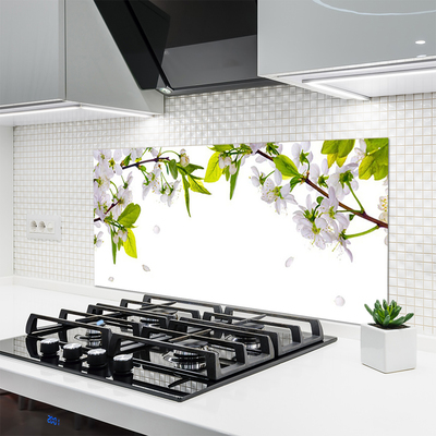 Painel vidro cozinha Natura Flakes