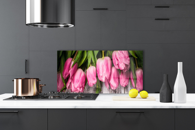 Painel cozinha Tulipas na Parede