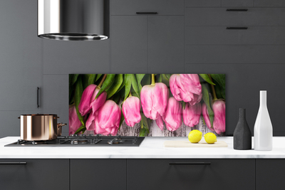 Painel cozinha Tulipas na Parede