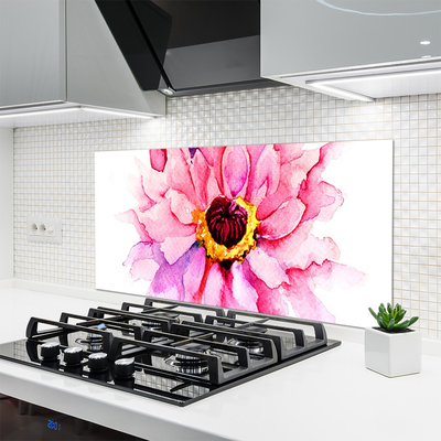 Painel cozinha Flor na Parede