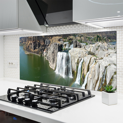 Painel cozinha Paisagem do Lago Cachoeira