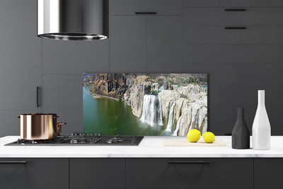 Painel cozinha Paisagem do Lago Cachoeira