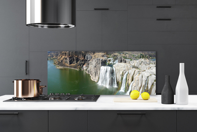 Painel cozinha Paisagem do Lago Cachoeira