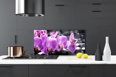 Painel vidro cozinha Flor na Parede