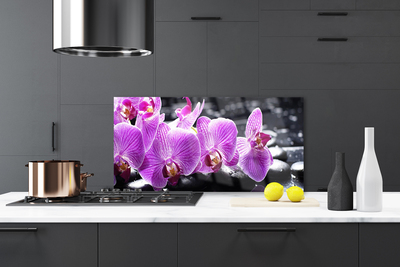 Painel vidro cozinha Flor na Parede