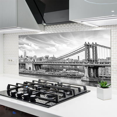 Painel vidro cozinha Arquitetura de pontes