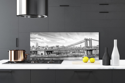 Painel vidro cozinha Arquitetura de pontes