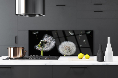 Painel vidro cozinha Dente-de-leão