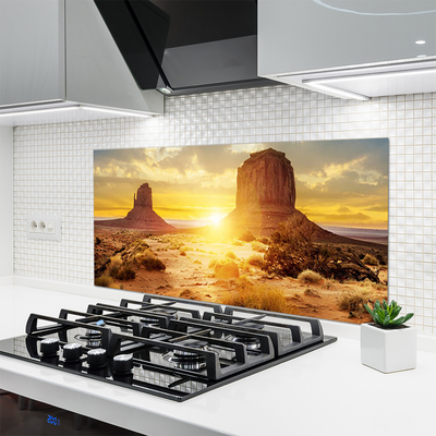 Painel cozinha Paisagem do Sol do Deserto