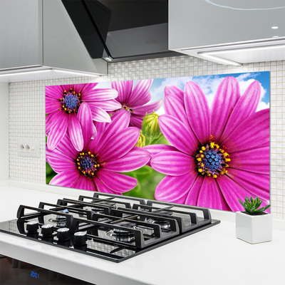 Painel cozinha Flores na Parede