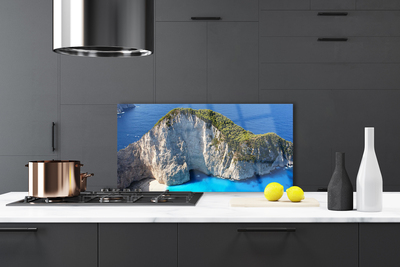 Painel cozinha Paisagem do mar de rochas