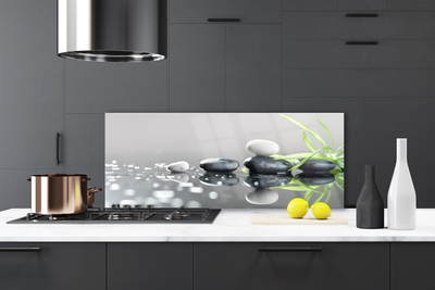 Painel cozinha Spa de Grama Zen Stones