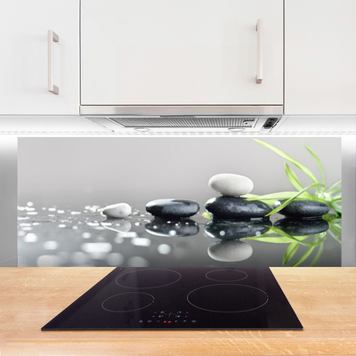 Painel cozinha Spa de Grama Zen Stones