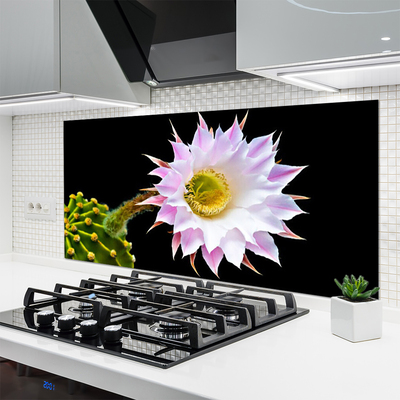 Painel vidro cozinha Flor na Parede