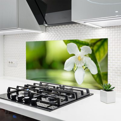 Painel cozinha Folhas de flores