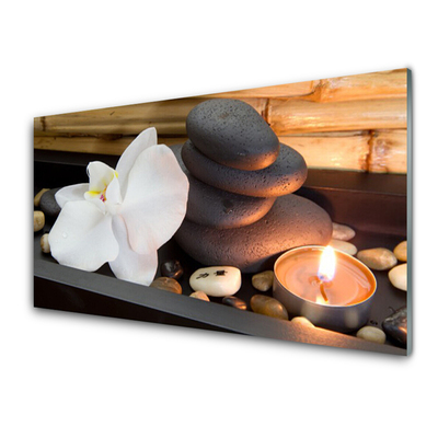 Painel cozinha Velas Spa Orquídea