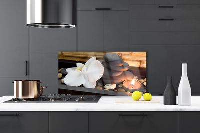 Painel cozinha Velas Spa Orquídea