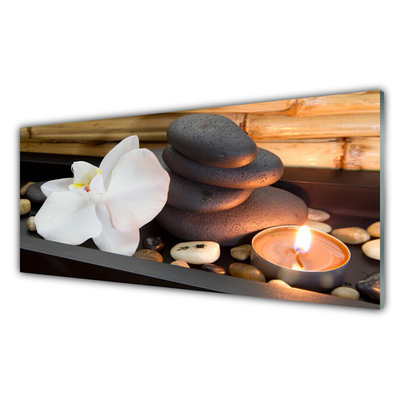 Painel cozinha Velas Spa Orquídea