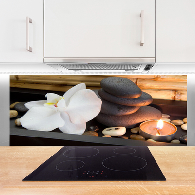 Painel cozinha Velas Spa Orquídea