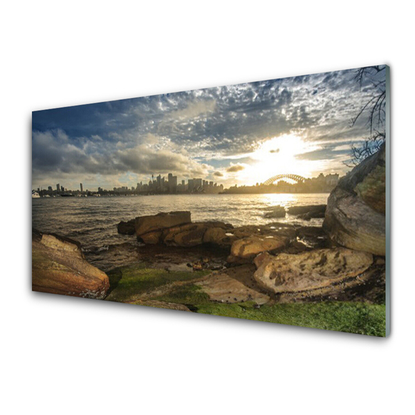 Painel cozinha Paisagem da Cidade do Mar