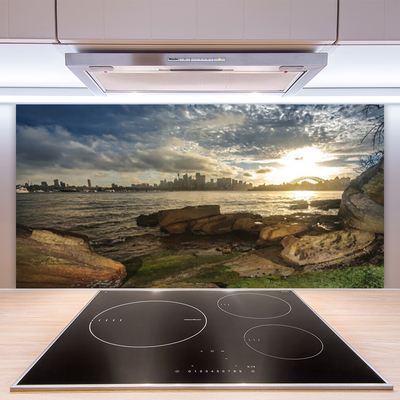 Painel cozinha Paisagem da Cidade do Mar