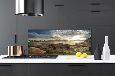 Painel cozinha Paisagem da Cidade do Mar