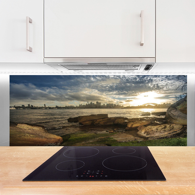 Painel cozinha Paisagem da Cidade do Mar