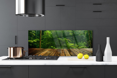 Painel vidro cozinha Planta da Natureza da Floresta
