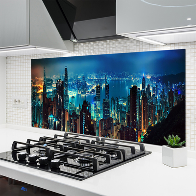 Painel vidro cozinha Casas da Cidade