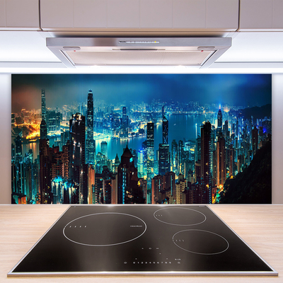 Painel vidro cozinha Casas da Cidade