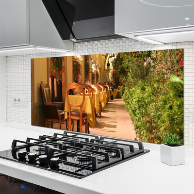 Painel vidro cozinha Arquitetura de Restaurantes