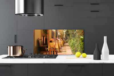 Painel vidro cozinha Arquitetura de Restaurantes