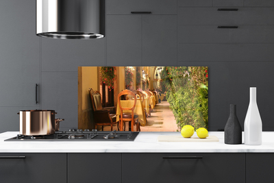 Painel vidro cozinha Arquitetura de Restaurantes