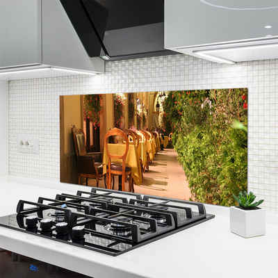 Painel vidro cozinha Arquitetura de Restaurantes