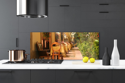 Painel vidro cozinha Arquitetura de Restaurantes