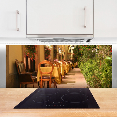 Painel vidro cozinha Arquitetura de Restaurantes