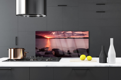 Painel cozinha Paisagem de Pedras do Mar