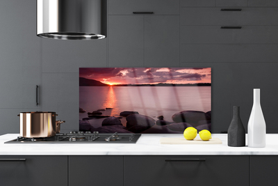 Painel cozinha Paisagem de Pedras do Mar