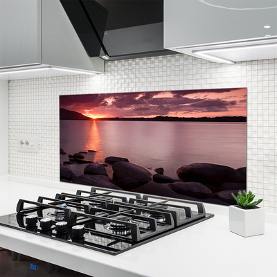 Painel cozinha Paisagem de Pedras do Mar