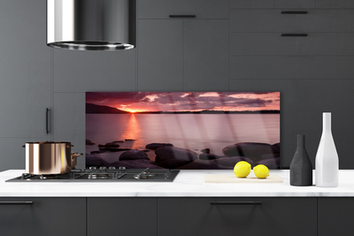 Painel cozinha Paisagem de Pedras do Mar