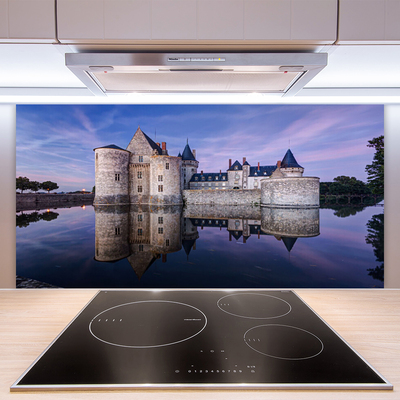Painel vidro cozinha Arquitetura Castle Water