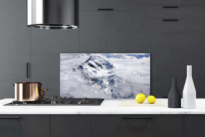 Painel cozinha Paisagem de neblina na montanha