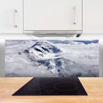 Painel cozinha Paisagem de neblina na montanha