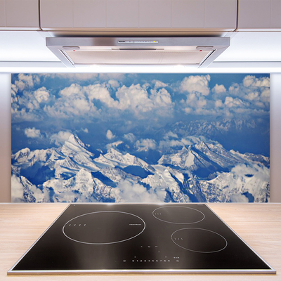 Painel cozinha Paisagem de nuvens de montanha